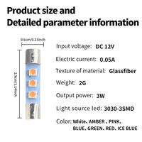 Nouvelle lampe LED rouge 8V CA avec fusible, remplace les ampoules à incandescence 250mA, compatible avec de nombreux récepteurs audio stéréo vintage et éclairages de plaque d'immatriculation, garantie 1 an