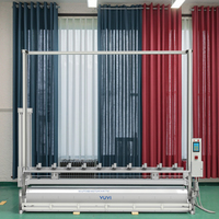 Vollautomatische PLC-gesteuerte Vorhangstoff-Schneidemaschine mit 1,2 kW 220V Höhenheber, 3,2 m x 3,2 m effektive Größe, 1 Jahr Garantie