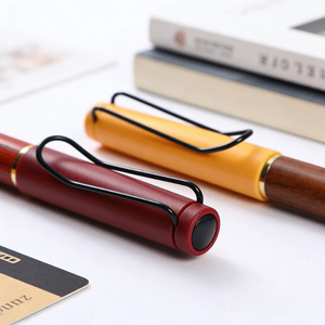 Penna Stilografica Vintage in Legno Naturale per Affari, Personalizzabile con Logo, per Studenti, Correzione della Postura, Calligrafia Artistica - Product Image 2