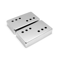 Penutup Cupronickel-3+3 Lubang untuk 6 Senar Humbucker 79x44x16.5MM-53.4 Krom untuk Gitar