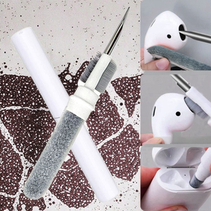 Kit d'outils de nettoyage en plastique durable Sunshine écouteurs Bluetooth et <span class=keywords><strong>Airpods</strong></span> Pro 3 <span class=keywords><strong>Airdots</strong></span> 3pro étui pour écouteurs avec stylo brosse nettoyant - Product Image 4