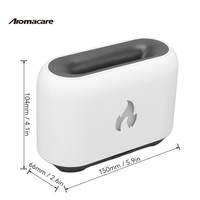 Aromacare Parfum Huile d'Aromathérapie Simulation Colorée Flamme Feu Diffuseur D'air Avec Led