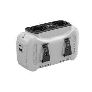 Ventilateur portable sans pales 12000 mAh pour extérieur, avec écran numérique, batterie USB, utilisation voiture/maison, à suspendre à la taille - Product Image 1