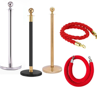 Événement Party Award Tapis Velours Cordes Barrière En Acier Inoxydable Stanchions