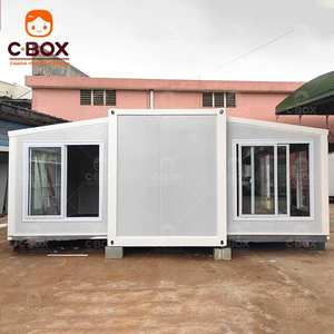 Cbox Villa préfabriquée personnalisée extensible de 40 pieds, hôtel mobile moderne, bureau, camping, logement, ferme, maison modulaire en conteneur - Product Image 3