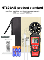 Anemómetro Digital MAYILON HT625A, Medidor de Velocidad del Viento, Detector Ambiental