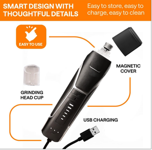 Smerigliatrice per Unghie per Animali Domestici Ricaricabile OEM, <span class=keywords><strong>Best</strong></span> Seller su Piattaforme USA, Fino a 6 Velocità, 360° °   Luce LED per Gatti di Taglia Media e Piccola, Silenziosa - Product Image 5