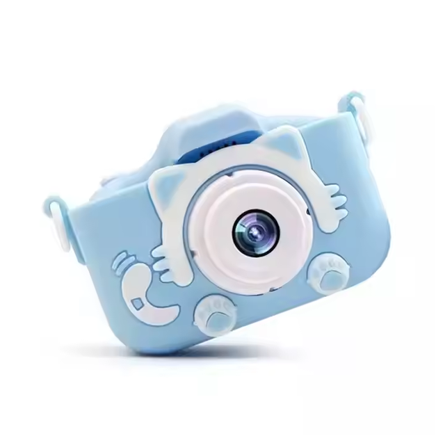 2.0-Inch TFT Screen Digital Camera 120° Dual Lens FHD Picture Games Cute Children's Action Camera for Kids Imaging Sensor CMOS