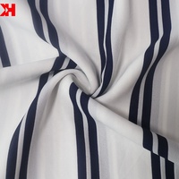 Matériel pour vêtements 100% polyester, bande avec motifs de bande imprimée en laine, dobby