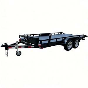 <span class=keywords><strong>Remolque</strong></span> de Acero de Doble Eje <span class=keywords><strong>para</strong></span> Transporte de Vehículos Pesados con Cabrestante Eléctrico y Capacidad de 3000 kg <span class=keywords><strong>para</strong></span> ATV, UTV y Equipo Pesado - Product Image 4