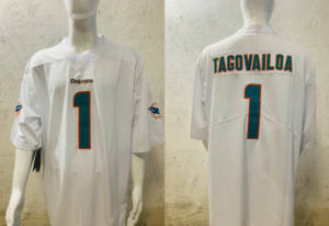 2025 थोक अमेरिकी फुटबॉल वर्दी पुरुषों कढ़ाई रग्बी जर्सी डॉल्फिन टीम #13 #10 #1 उच्च गुणवत्ता वाली जर्सी - Product Image 4