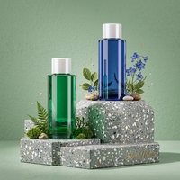 Bouteille cosmétique PET givrée de 250 ml et 300 ml pour soins de la peau, vide, pour lotion, toner, emballage cosmétique, masque facial personnalisé, perruques