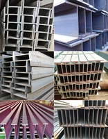 Poutre en acier H laminée à chaud pour la construction d'entrepôts et la fabrication de structures en acier