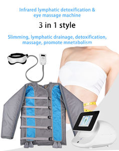 Appareil de pressothérapie professionnel 3 en 1 à 24 chambres à <span class=keywords><strong>air</strong></span> pour le corps, drainage lymphatique et absorption d'huile - Product Image 2