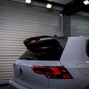 Volkswagen Golf 8 <span class=keywords><strong>GTI</strong></span> Custom Wet <span class=keywords><strong>Carbon</strong></span> <span class=keywords><strong>Fiber</strong></span> CS Style ROOF Spoiler Mk8 R Acabado pulido Car Top - Product Image 1