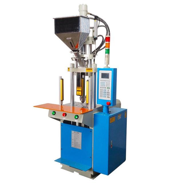 Vertical Double Slide Table Injection Molding Machine for USB DC Power Plug Cable Overmolding