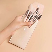 Ensemble de pinceaux de maquillage miniatures portables et doux, 8 pièces, poils synthétiques, outils cosmétiques pour le visage, prix promotionnel