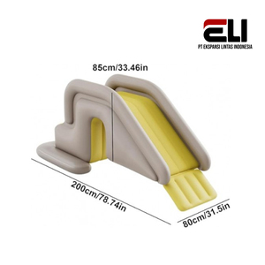 Tận hưởng niềm vui mùa hè thú vị với đường trượt nước hai làn của chúng tôi được thiết kế cho trẻ em và người lớn chơi ngoài trời - Product Image 4