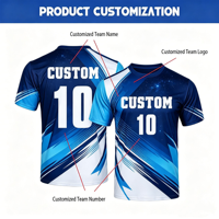 Ventes en gros de maillots de football personnalisés avec logo OEM, impression par sublimation, maillots de football respirants, vêtements de sport