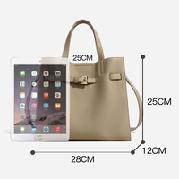 Sacs à main de luxe en cuir véritable personnalisés avec logo, fabriqués à Guangzhou, pour femmes, de grandes marques, grande capacité, sacs fourre-tout à bandoulière, deux modèles