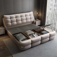 Ensemble de meubles de chambre à coucher modernes, lit king-size de luxe, cadre de lit queen-size classique italien, ensemble de chambre à coucher de luxe