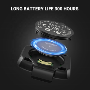 CooSpo BK9S เซ็นเซอร์วัดความเร็วจักรยานแบบไร้สาย ANT+blu กันน้ำ IP67 แบตเตอรี่ใช้งานได้นาน 300 ชั่วโมง พร้อมไฟ LED แสดงสถานะ สำหรับจักรยาน - Product Image 2