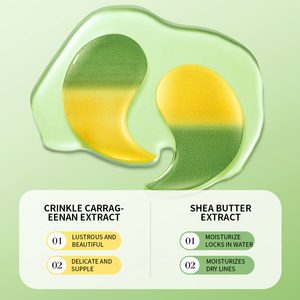 Coussinets de gel pour les yeux de marque privée <span class=keywords><strong>EBUG</strong></span> Hydrogel Crystal Avocat Collagène Hydratant Réduire les ridules Masque coréen pour les yeux Patch sous les yeux - Product Image 5