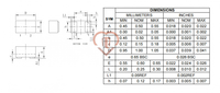 Diode TVS bidirectionnelle à très faible capacité Leiditech, MOSFET SDA0811CDN DFN1006 8V 80pF pour l'électronique grand public