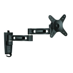 Supporto <span class=keywords><strong>TV</strong></span> LCD Retrattile in Lega di Alluminio 15-27\", <span class=keywords><strong>Braccio</strong></span> <span class=keywords><strong>Lungo</strong></span> Rotante, Supporto Monitor Moderno L39, VESA 75/100mm, Carico 15kg, Inclinabile - Product Image 2