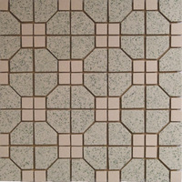 Carreau de céramique de cafétéria de style rétro de Hong Kong Carreau de pierre de mosaïque de style ancien Imperméable et résistant à l'usure