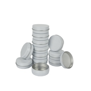 2oz 3Oz 4oz 6oz 8oz trà trắng tin có thể nến tin có thể xà phòng Lip Balm Pomade hương thơm mỹ phẩm vòng có thể vít nắp tin - Product Image 2