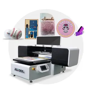 Jucolor 완전히 지능형 광고 6090 UV 플랫 베드 프린터 캔버스 전화 케이스 합판