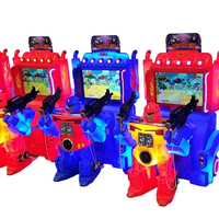 Machine de jeu d'arcade de tir à l'eau avec écran HD 26 pouces, en métal durable, à monnayeur, pour 2 joueurs, pour enfants, sans fil, garantie 1 an