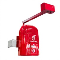 Scie à pont CNC 5 axes pour la découpe de pierre, système de contrôle italien ESA, certifiée CE, puissance 15 kW, monobloc Hualong HKNC-450 220V