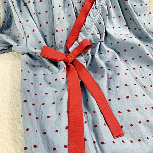 Peignoir <span class=keywords><strong>japonais</strong></span> respirant à col en V 100 % polyester, <span class=keywords><strong>grande</strong></span> <span class=keywords><strong>taille</strong></span> 100,00 kg, pour femme, printemps-automne, manches longues, style <span class=keywords><strong>kimono</strong></span>, pyjama - Product Image 5