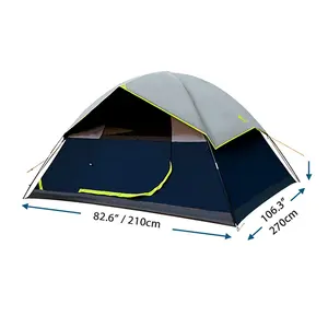 Ultra-light Wilderness Outdoor Waterproof Automatic Tent Sun Protection Upf50+ Waterproof Park Tent For 3-4 Man