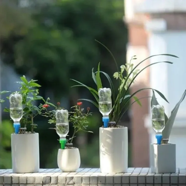 Diy Automatische Druppel Water Spikes Apparaat Systeem Kamerplant Taper Druppelaar Planten Self Water Spike