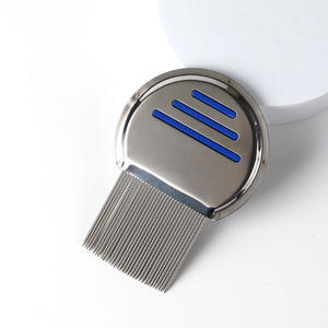 Peignes <span class=keywords><strong>à</strong></span> poux professionnels en acier inoxydable et poux de tête pour se débarrasser efficacement des poux et des lentes - Product Image 5