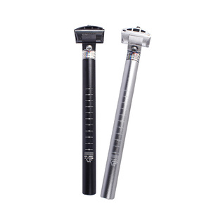 Tige de selle de vélo en alliage d'aluminium 25.4/27.2/30.8/31.6mm 190/300/350mm Durable et universelle pour vélo de montagne, de route et pliable - Product Image 5