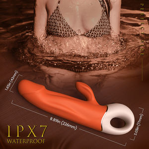 USB-Aufladung IPX7 Wasserdichte simulierte Eichel weibliche Masturbation G-Punkt Stimulus Rabbit <span class=keywords><strong>Vibrator</strong></span> - Product Image 2