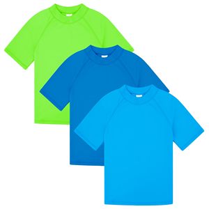 เสื้อกันแดดเด็ก UPF 50+ แขนสั้น ระบายอากาศได้ดี ป้องกันแสงแดด พร้อมโลโก้สั่งทำ - Product Image 1