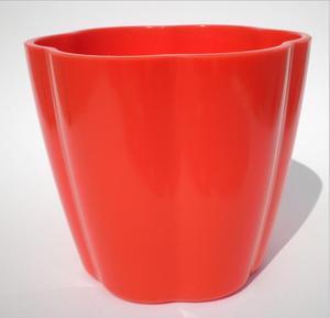 Pot de fleurs de plantes vertes en plastique créatif en forme de citrouille - Product Image 3