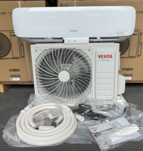 เครื่องปรับอากาศ Strong Cool R32 สำหรับบ้าน แบบมินิสปลิต เงียบ 12000btu 1.5hp ระบบทำความร้อนและความเย็น ผลิตจากโรงงาน ควบคุมผ่าน WiFi อัจฉริยะ - Product Image 3