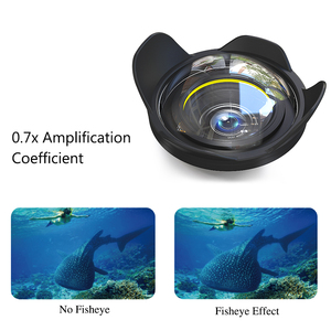 Objectif optique de pêche afro, Angle large de 67mm, étanche <span class=keywords><strong>sous</strong></span>-marine pour <span class=keywords><strong>appareil</strong></span> <span class=keywords><strong>photo</strong></span> Sony, Canon, Nikon, Fuji - Product Image 4