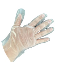 Gants en plastique transparents jetables pour aliments, HDPE LDPE TPE de qualité alimentaire, fabrication directe