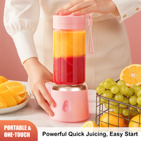 Extracteur de jus de fruits orange smoothies sans fil rechargeable USB, mini mixeur électrique portable 400ml