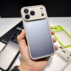 Étui de téléphone anti-chute <span class=keywords><strong>mat</strong></span> pour iPhone 17 Protection de caméra de téléphone housse de téléphone pour iPhone 17 16 15 Pro Max 17 étuis Air - Product Image 2