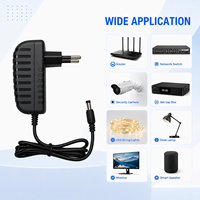 Adaptateurs secteur AC/DC 6V 2A 12W avec prises US/EU/UK/AU pour l'électronique grand public et les périphériques de bureau, directement de l'usine
