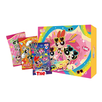 Vente en gros de cartes de jeu de société à collectionner Chuanmeng Powerpuff TCG Girls Vol.1 Holiday Party Personnages populaires