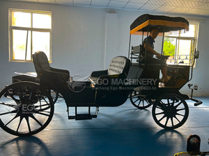 Charrette royale de mariage à prix d'usine, chariot à chevaux personnalisé, charrette de transport spéciale, charrette électrique de tourisme - Product Image 6